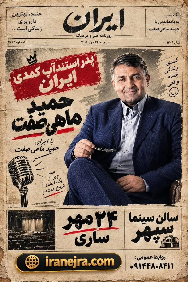 استندآپ کمدی حمید ماهی صفت