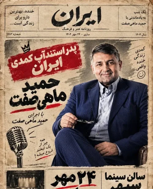 استندآپ کمدی حمید ماهی صفت
