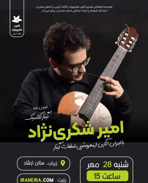 تکنوازی گیتار امیر شکری نژاد